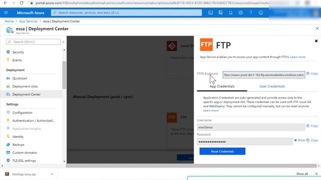 17 Microsoft Azure | App Service upload files using FTP смотреть онлайн