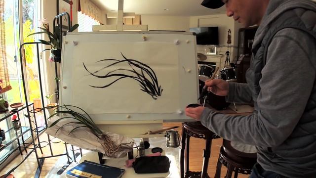 Migration of a Gentleman - a poetic painting of Chinese orchids смотреть онлайн