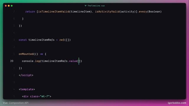 Vue Composition API с нуля #54 - Прокрутка к текущему часу смотреть онлайн