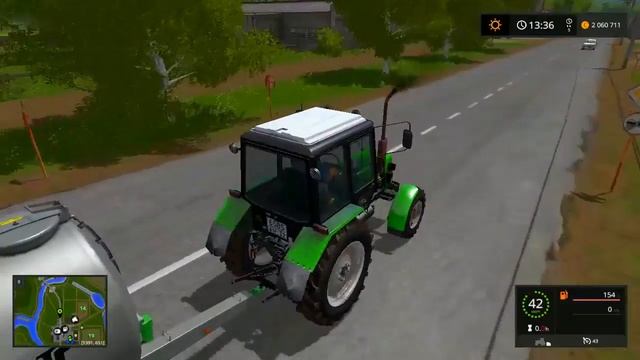 Farming Simulator 2017 мод трактор Беларус МТЗ 1025 №2 1 смотреть онлайн
