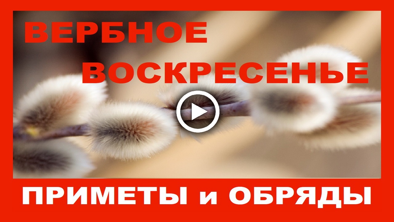 Вербное Воскресенье. Приметы и Обряды.mp4 смотреть онлайн