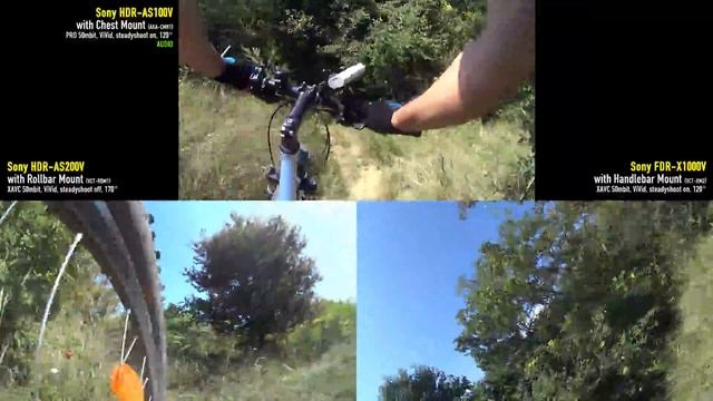 Sony HDR-AS100V vs HDR-AS200V vs FDR-X1000V смотреть онлайн