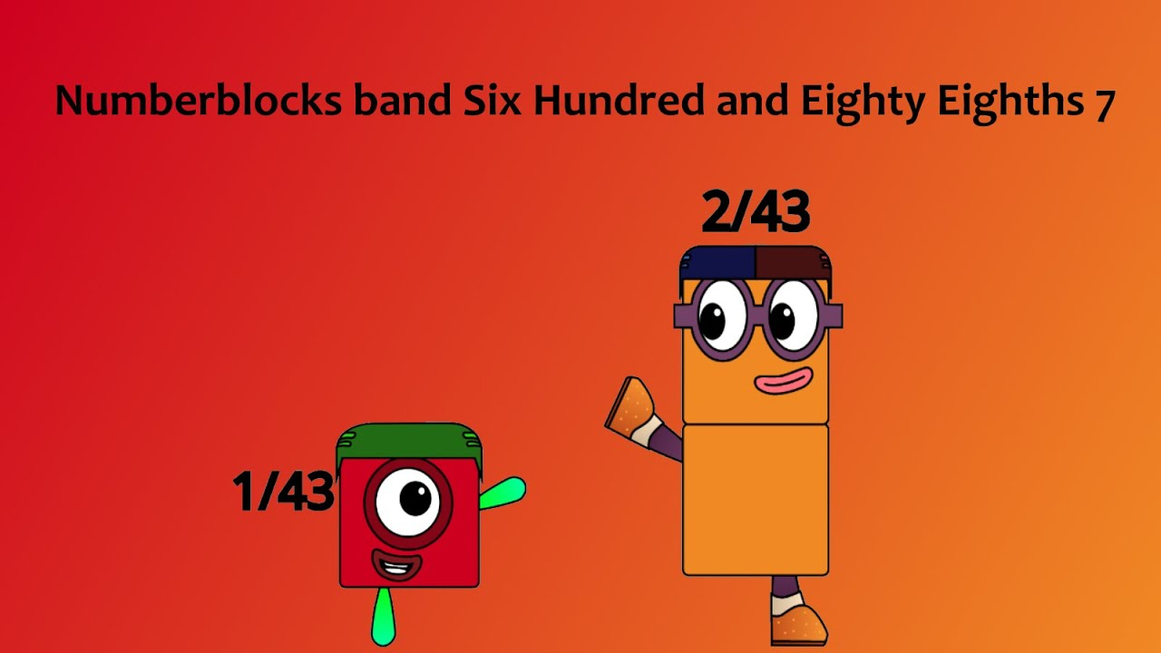 Numberblocks band Six Hundred and Eighty Eighths 7 смотреть онлайн