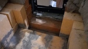 Кладка шамотного ядра печи 1