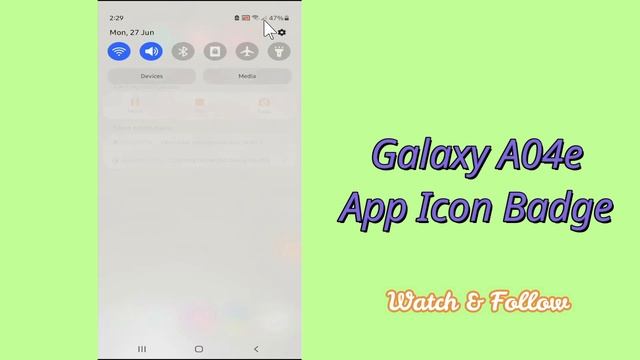 Samsung Galaxy A04e App Icon Badge || Not showing app icon badges смотреть онлайн