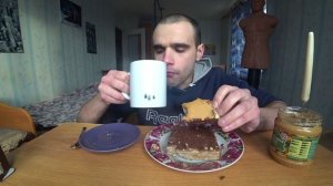 МУКБАНГ/АСМР ТОРТ ВАФЕЛЬНЫЙ "ШОКОЛАДНИЦА"/ПЕЧЕНЬЕ/АРАХИСОВАЯ ПАСТА/КОФЕ//EATING/ASMR/Mukbang #320