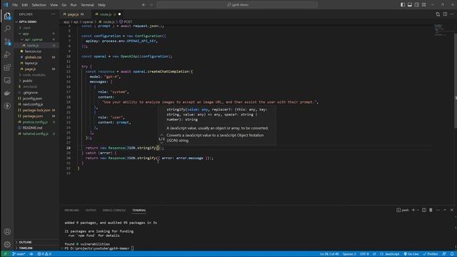 GPT-4 API in JavaScript for BEGINNERS - Visual Input смотреть онлайн