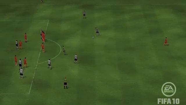 Fifa 10 Just a lucky freekick thanks to the rain смотреть онлайн