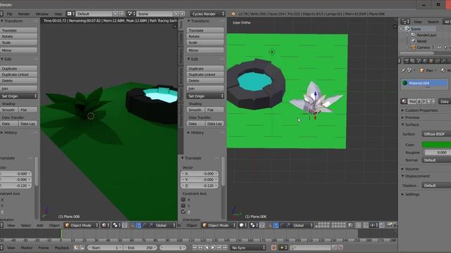 Blender 3D Свечение, отверстия смотреть онлайн