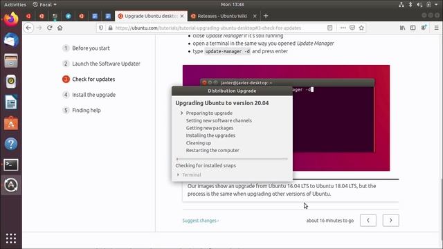 Upgrading Ubuntu 18.04 to Focal (20.04) смотреть онлайн
