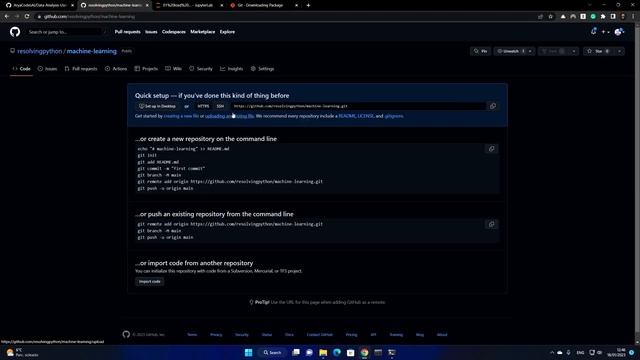 1A (Windows). Set Up Credentials & Create First Project In GitHub