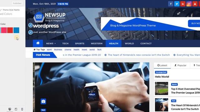 Newsup pro Predefined Colors смотреть онлайн
