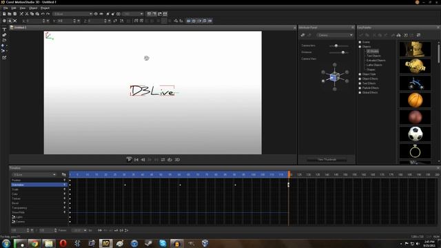 How To Make a 3D Intro: Corel MotionStudio 3D смотреть онлайн