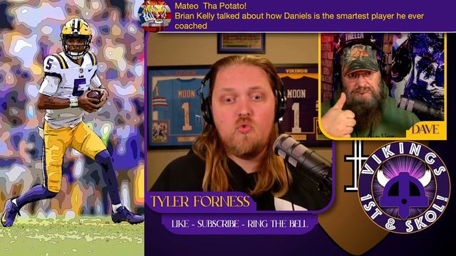SKOL Search of LSU QB Jayden Daniels - Could He be the Vikings' Next Quarterback? смотреть онлайн