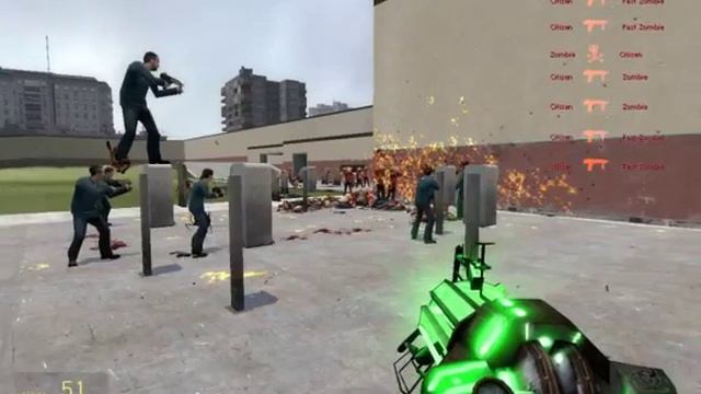 GarrysMod Warzone Sneek Peek- Zombies vs. Citizens смотреть онлайн