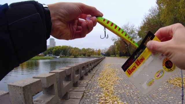 Спиннинг осенью. Твичинг в холодной воде. смотреть онлайн