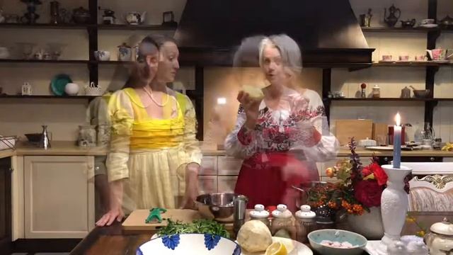 Сливовый пирог из поваренной книги Софьи Андреевны Толстой и салат « Осенний с корнеплодами» смотреть онлайн