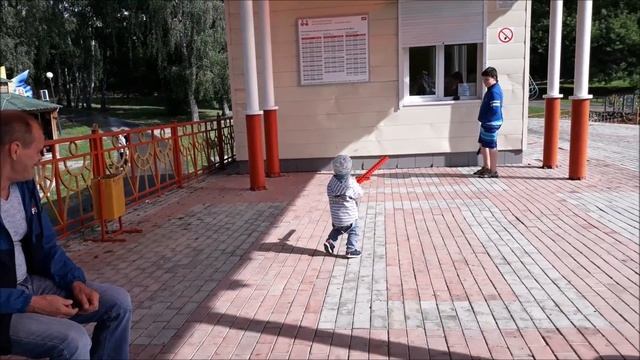 Детская железная дорога 2017.Дети сами водят поезда!!! смотреть онлайн