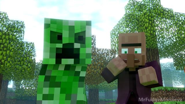 Annoying Villagers 16 - Original Minecraft Animation by MrFudgeMonkeyz смотреть онлайн