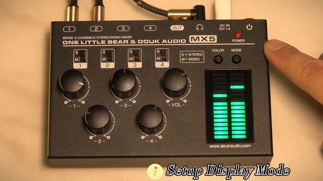 Douk Audio MX5 Mono/Stereo 4 Channel Audio Mixer Ultra Low-Noise Line Mixer LED Level Meter смотреть онлайн