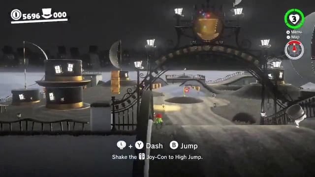 Super Mario Odyssey - 'Frog-Jumping from the Top Deck' without Motion Controls смотреть онлайн