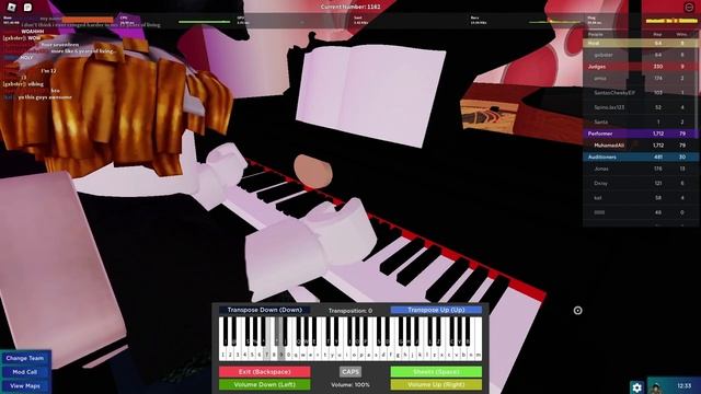 I autoplayed in the halls of the mountain king in Roblox Talent Show. смотреть онлайн