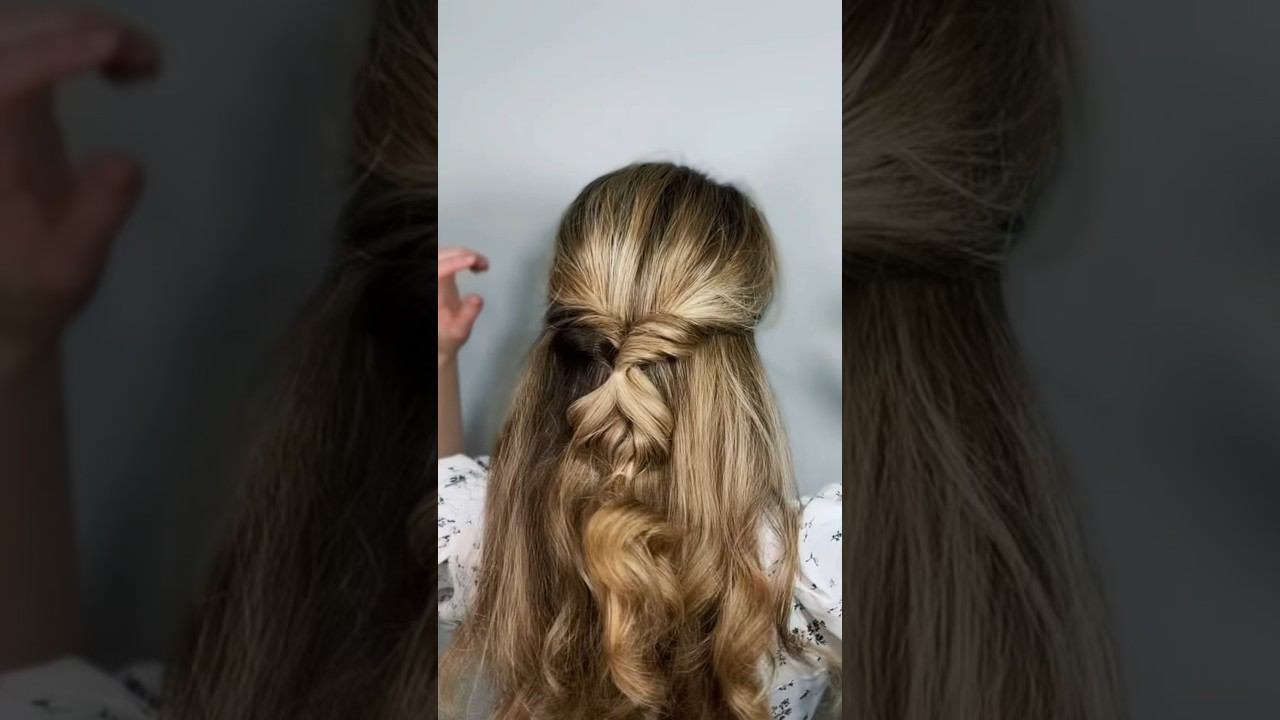 Такая красивая прическа! #прическа #прически #лайфхакдлядевушек смотреть онлайн