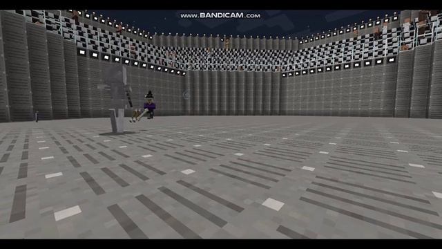 Minecraft Battle- Скелет против всех мобов версия 1.12.2