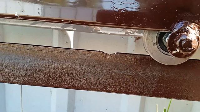 откатные ворота на нижней рельсе смотреть онлайн
