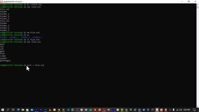 Learning The Basics: SHELL I/O REDIRECTION APPEND|PIPE IN LINUX Cont.. смотреть онлайн