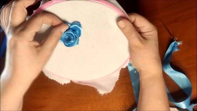 Роза из 8 лепестков/rose From sattin Ribbons смотреть онлайн