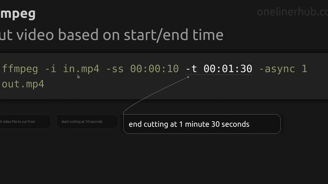 Cut video based on start/end time #ffmpeg смотреть онлайн