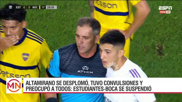 Drama en el partido Estudiantes-Boca: Altamirano se desplomó, tuvo convulsiones y preocupó a todos смотреть онлайн
