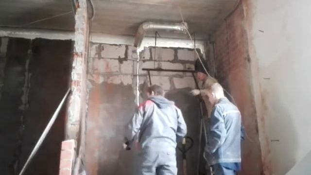 Перенос перегородки из газоблока подготовка смотреть онлайн