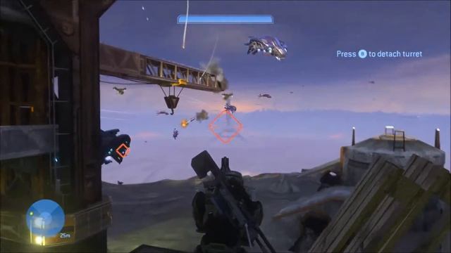 Halo 3 (Legendary) Walkthrough - Part 4 Mission 4 - The Storm смотреть онлайн