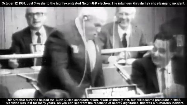 Khrushchev shoe banging video 10-12-60 - THIS IS THE REAL VIDEO смотреть онлайн