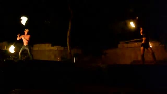 Radiance Fire Show, Дедеркой, 9.07.2016, номер "Танго" - Аня и Рома смотреть онлайн