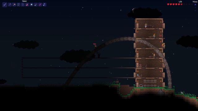 Terraria 1.0.4 Floating islands #9.5 смотреть онлайн