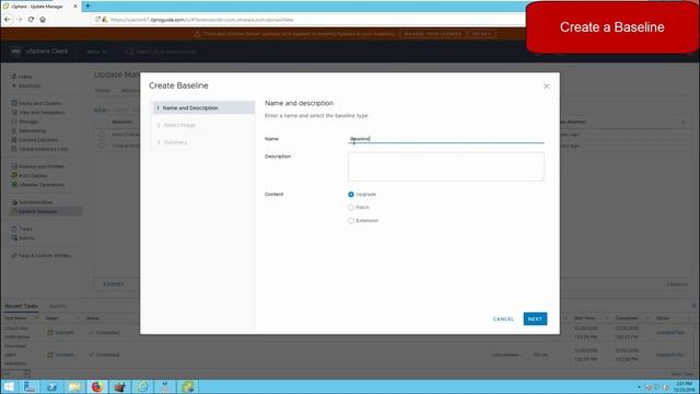 How to Upgrade ESXi Host using VMware update manager in vCenter Appliance 6.7 - Full Demo смотреть онлайн