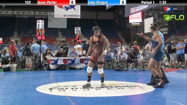 Cadet 152 - Jesse Porter (New York) vs. Luke Drugac (New Jersey) смотреть онлайн