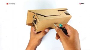 How To Make Cctv Camera With Cardboard Craft DIY Cardboard Cctv Camera