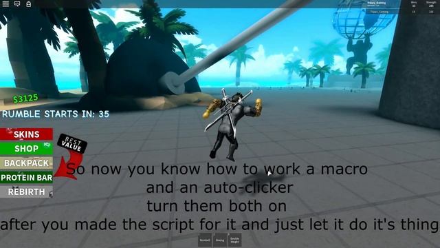 Roblox how to get lots of strength fast AFK Boxing Simulator 2 смотреть онлайн