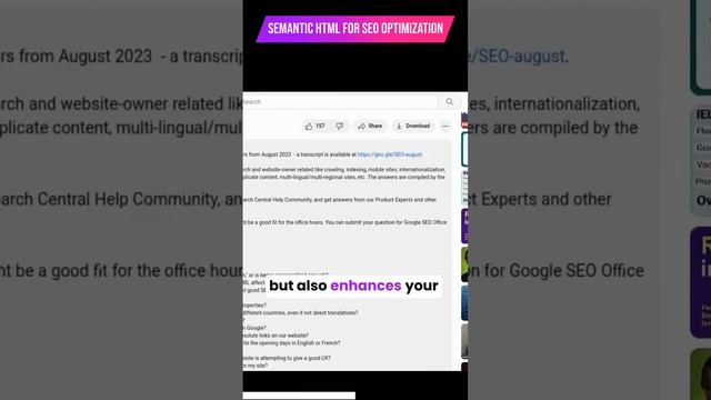 Semantic HTML for SEO #html #seohtml смотреть онлайн