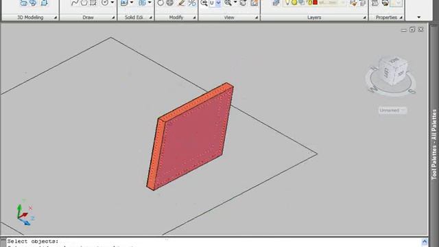 Part 5 - 3D AutoCAD 2009 Modelling смотреть онлайн