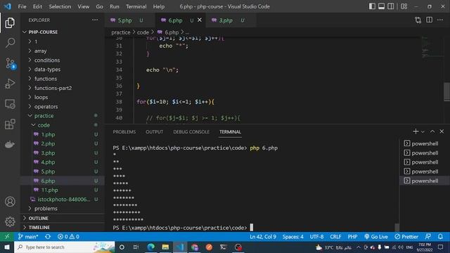 #91 - practical tasks 6 | php course | learn php in arabic смотреть онлайн