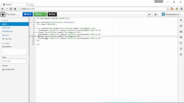 AngularJs Expert. Array controller ng repeat directive [05] смотреть онлайн