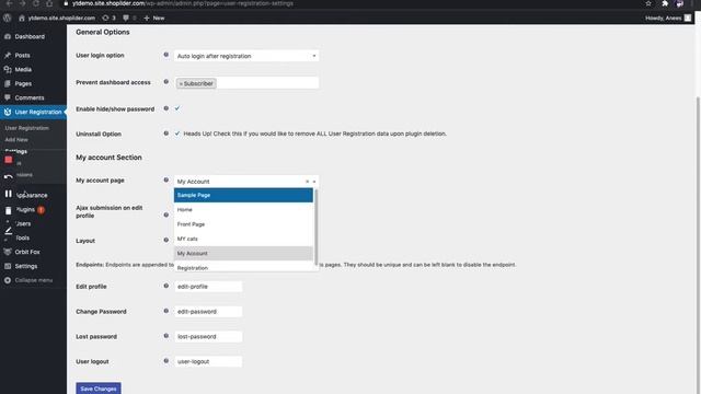 WordPress Login And Registration Plugin