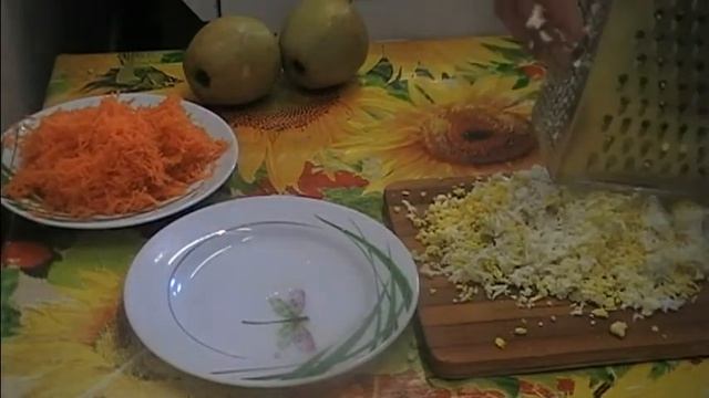 ФРАНЦУЗСКИЙ САЛАТ С ЯБЛОКОМ И МОРКОВЬЮ. смотреть онлайн