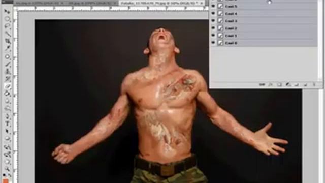Как нарисовать зомби в Photoshop
