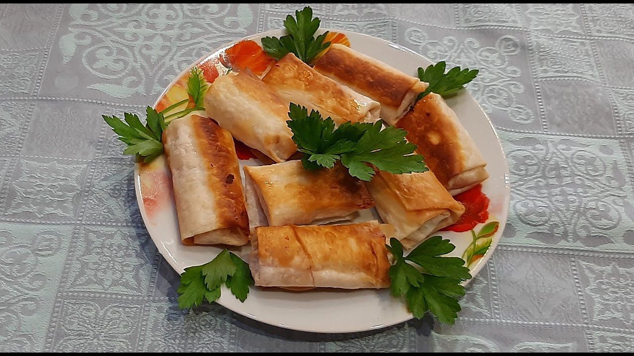 Конвертики из лаваша с начинкой смотреть онлайн